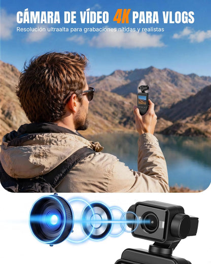 Camara de Accion 4K Portatil