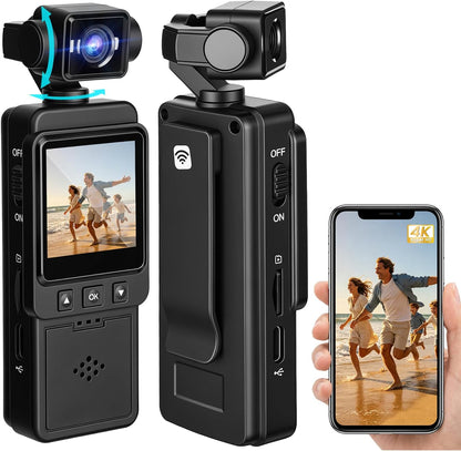 Camara de Accion 4K Portatil